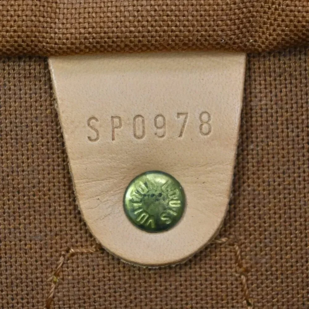 LOUIS VUITTON Speedy 40 Travel Hand Bag Monogram Leather Brown - Picture 11 of 16